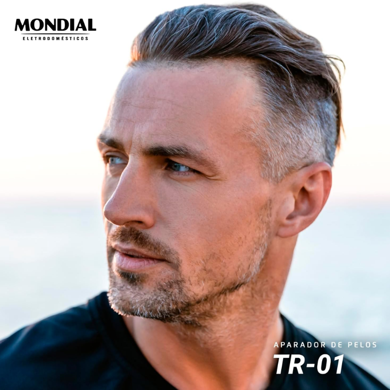 Aparador de Pelos ULTRATEC Bateria | Classic, Preto/Prata