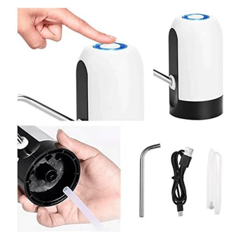 Nova Home - Bomba Elétrica Recarregável para Galão | Água na Hora sem Levantar Peso