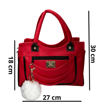 Bolsa Feminina Lindíssima 2 Alças 2 Divisórias + Brinde Exclusivo!