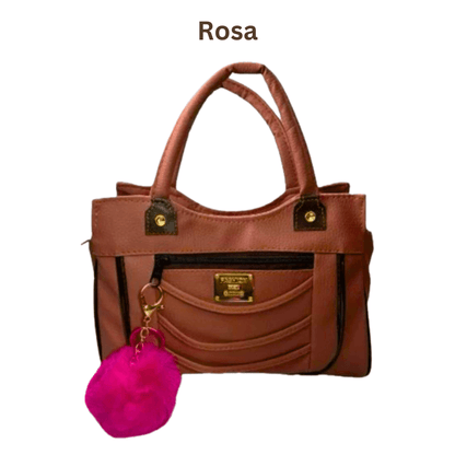 Bolsa Feminina Lindíssima 2 Alças 2 Divisórias + Brinde Exclusivo!